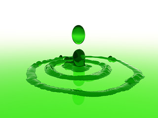 Image showing Green Splash