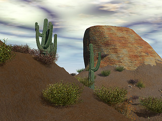 Image showing Desert Landscape