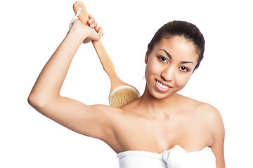 Image showing Beauty spa girl