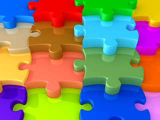 Image showing Puzzle Background