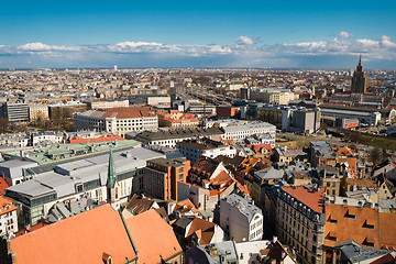 Image showing Cityscape of old Riga