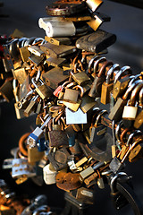 Image showing wedding padlocks
