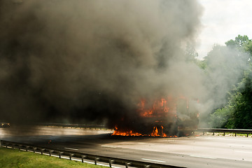 Image showing truck exploded