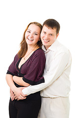 Image showing Young couple laughing