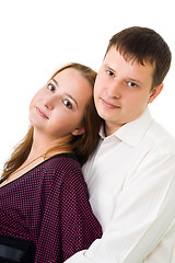 Image showing Positive young couple