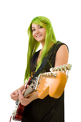 Image showing Creative guitarist