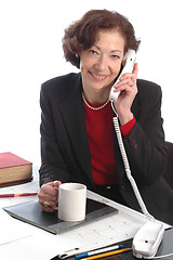 Image showing smiling business woman 700