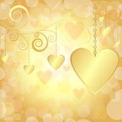 Image showing Valentine elegant background