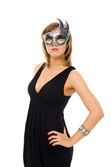 Image showing woman in mask