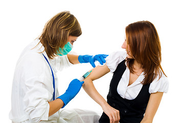 Image showing syringe injection