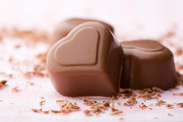 Image showing Heart shape chocolate