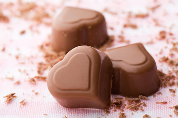 Image showing Heart shape chocolate