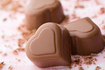 Image showing Heart shape chocolate