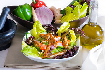 Image showing sesame chicken salad