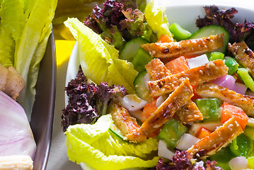 Image showing sesame chicken salad