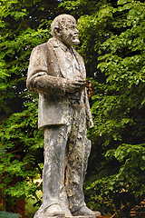 Image showing Shabby Monument to Lenin