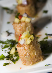 Image showing thai crab cakes appetizer