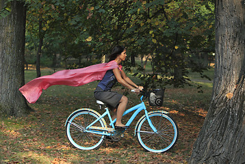 Image showing Bicycle joy