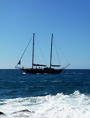 Image showing Old Sailing Ship