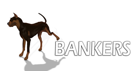 Image showing Dog That Hates Bankers