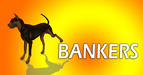 Image showing Dog That Hates Bankers