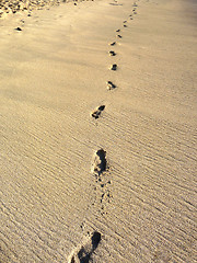 Image showing Sand Footprints