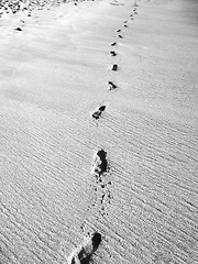 Image showing Sand Footprints