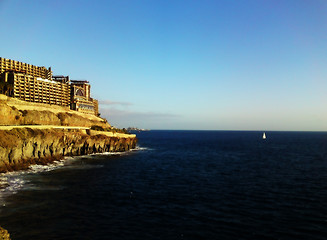 Image showing Sea And Hotel View 