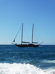 Image showing Old Sailing Ship