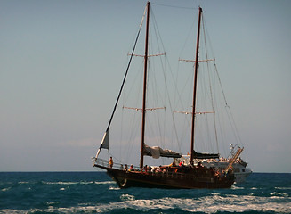 Image showing Old Sailing Ship