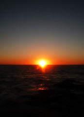 Image showing Sunset Over Water
