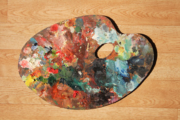 Image showing old palette