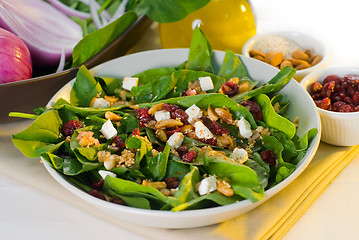 Image showing spinach salad