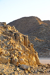 Image showing Egyptian rocky desert