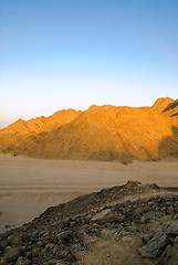 Image showing Egyptian rocky desert