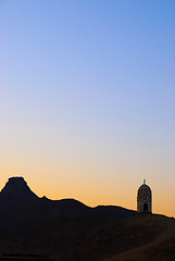 Image showing silhouette of dovecote