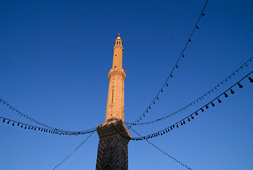 Image showing minaret hight tower