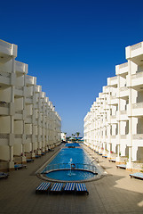 Image showing modern hotel architecture