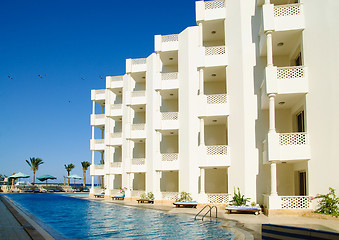 Image showing modern hotel architecture