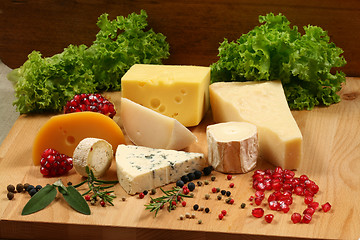 Image showing Cheese board
