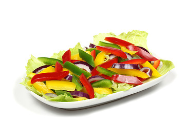 Image showing Isolated salad