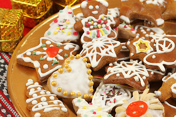 Image showing Gingerbread cookies