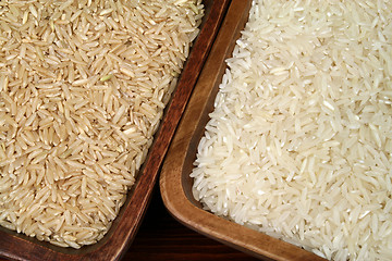 Image showing Natural rice, white rice