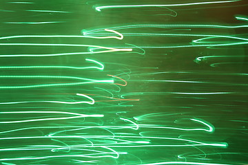Image showing Green Light Blur