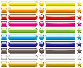 Image showing button collection rainbow