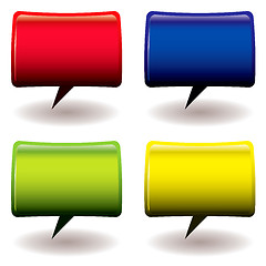 Image showing speech bubble collection