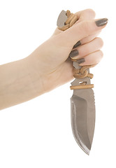 Image showing knife in a hand