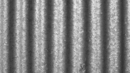 Image showing Corrugated steel