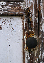 Image showing Shabby Door