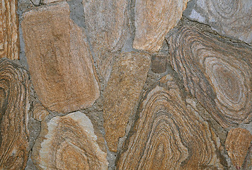 Image showing Stone Wall Closeup
